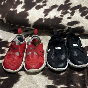 Nike Kids Red and Black Sneakers